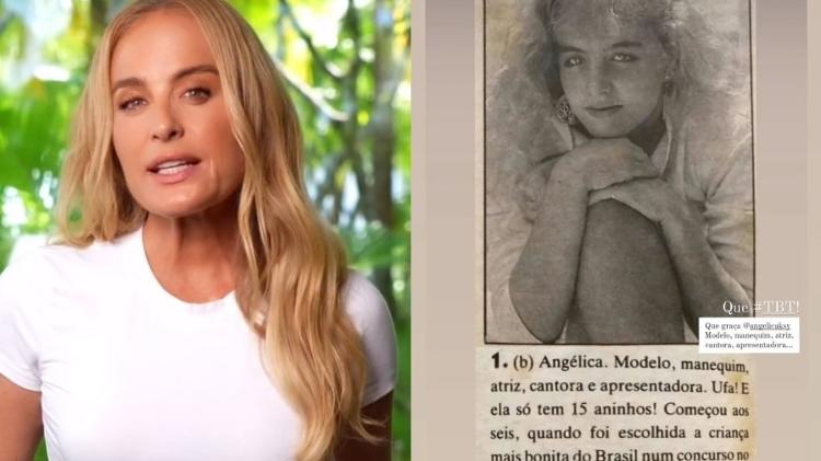 Angélica recupera reportagem antiga sobre sua carreira Angélica recupera reportagem antiga sobre sua carreira