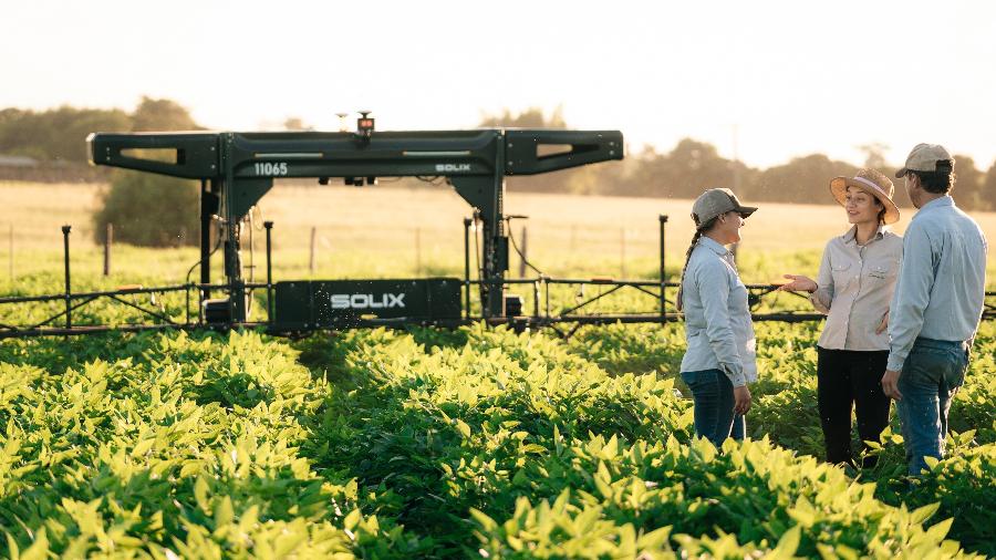 Robô da Solix mapeia a produtividade da lavoura para detectar os níveis de nutrição e a presença de insetor Robô da Solix mapeia a produtividade da lavoura para detectar os níveis de nutrição e a presença de insetor